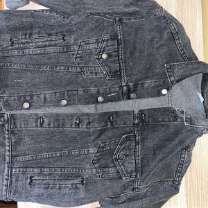 Cowden black denim jacket SZ L (oversized fit)